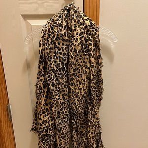 NWOT Sole Society leopard print scarf